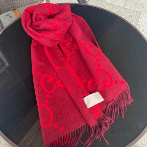 Gucci scarf 45x195cm cotton-silk Accesories