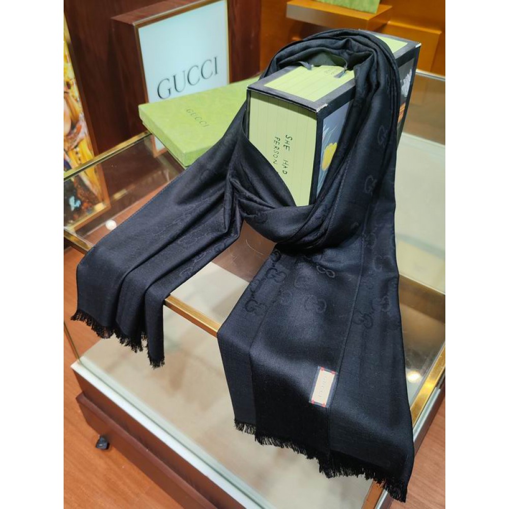 Gucci scarf 70x200cm cotton-silk Accesories