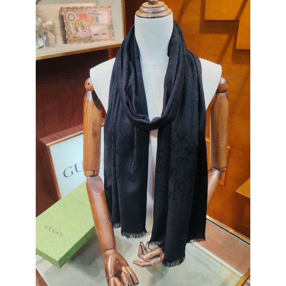 Gucci scarf 70x200cm cotton-silk Accesories