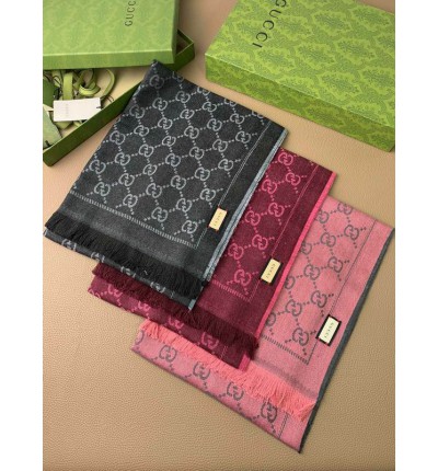Gucci scarf 180x48cm cotton silk