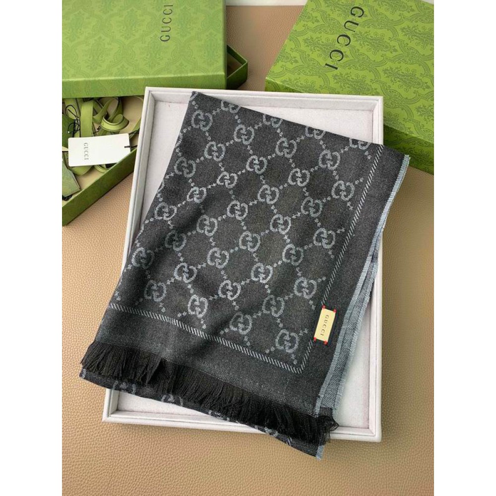 Gucci scarf 180x48cm cotton silk Accesories
