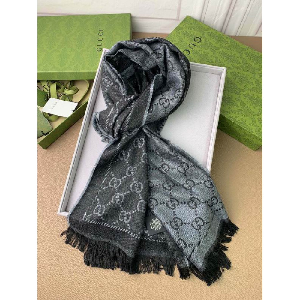 Gucci scarf 180x48cm cotton silk Accesories