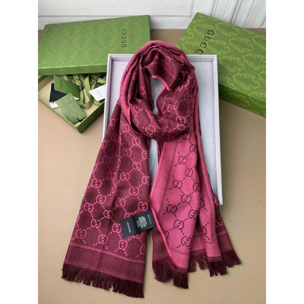 Gucci scarf 180x48cm cotton silk Accesories