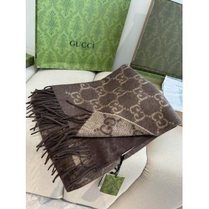 Gucci scarf 200x47cm cotton silk Accesories