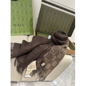 Gucci scarf 200x47cm cotton silk Accesories