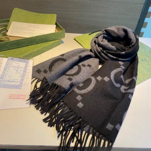 Gucci scarf 45x195cm cotton-silk Accesories