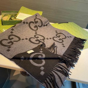Gucci scarf 45x195cm cotton-silk Accesories