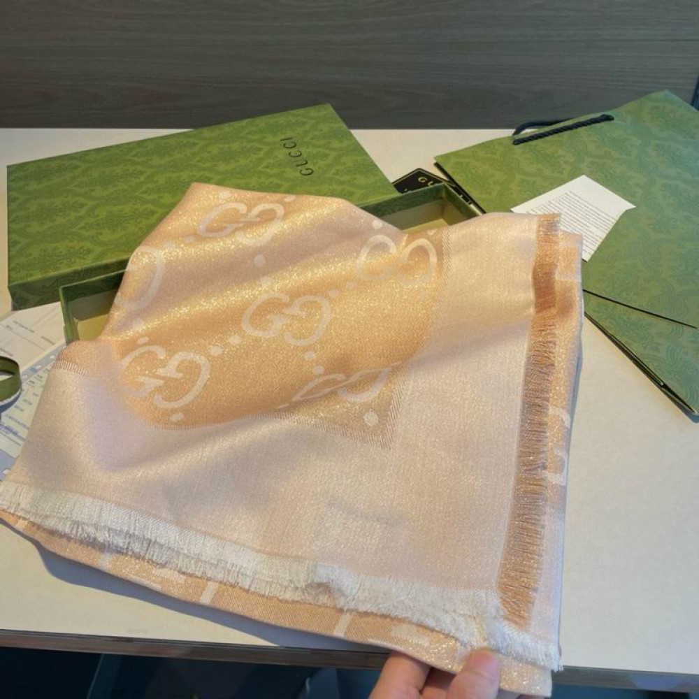 Gucci scarf 140x140cm cotton silk Accesories