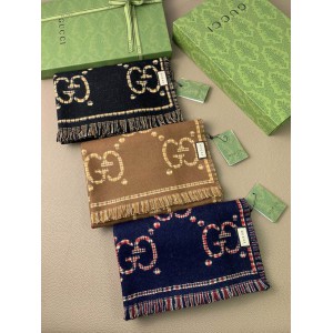 Gucci scarf 180x47cm cotton silk Accesories