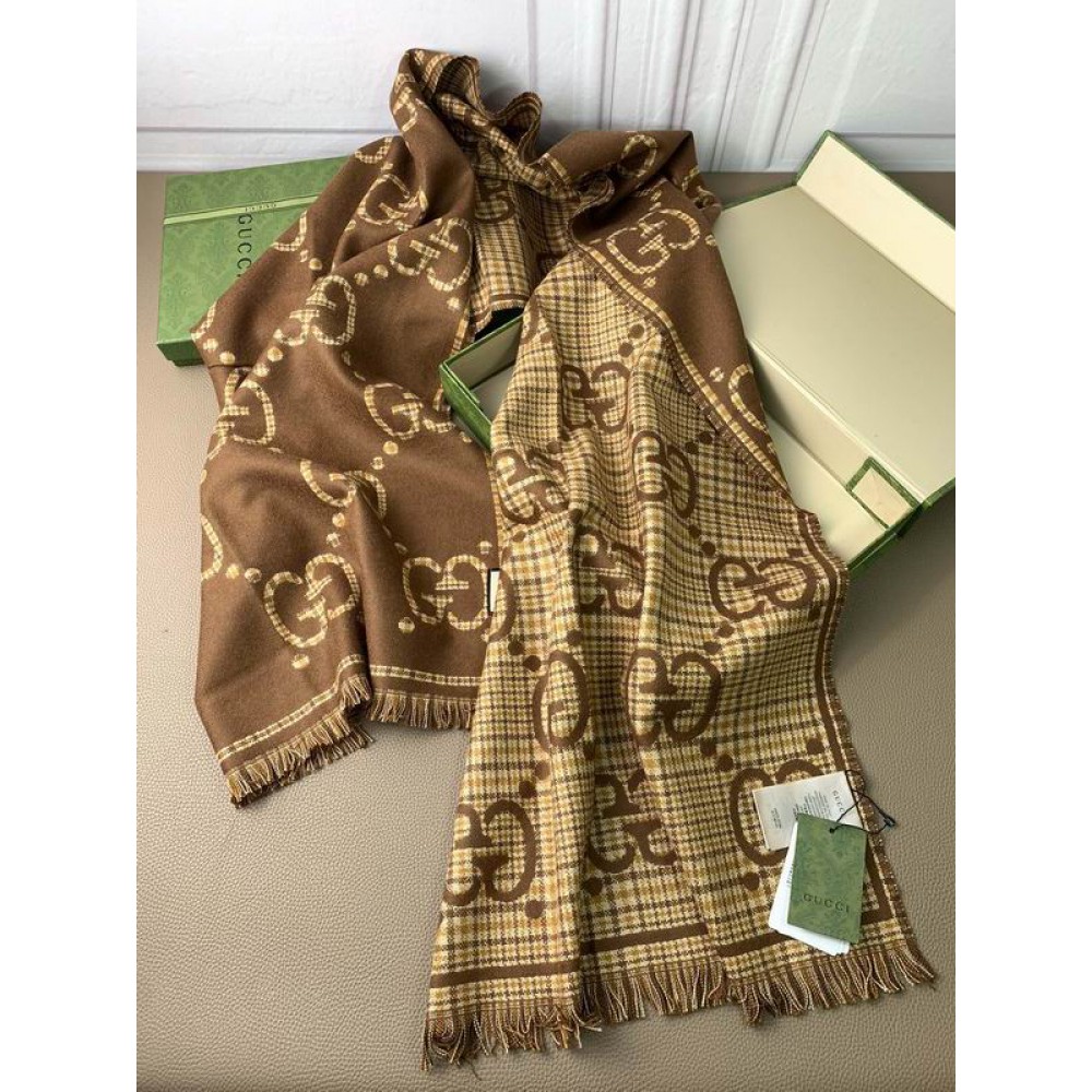 Gucci scarf 180x47cm cotton silk Accesories