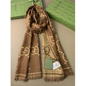 Gucci scarf 180x47cm cotton silk Accesories