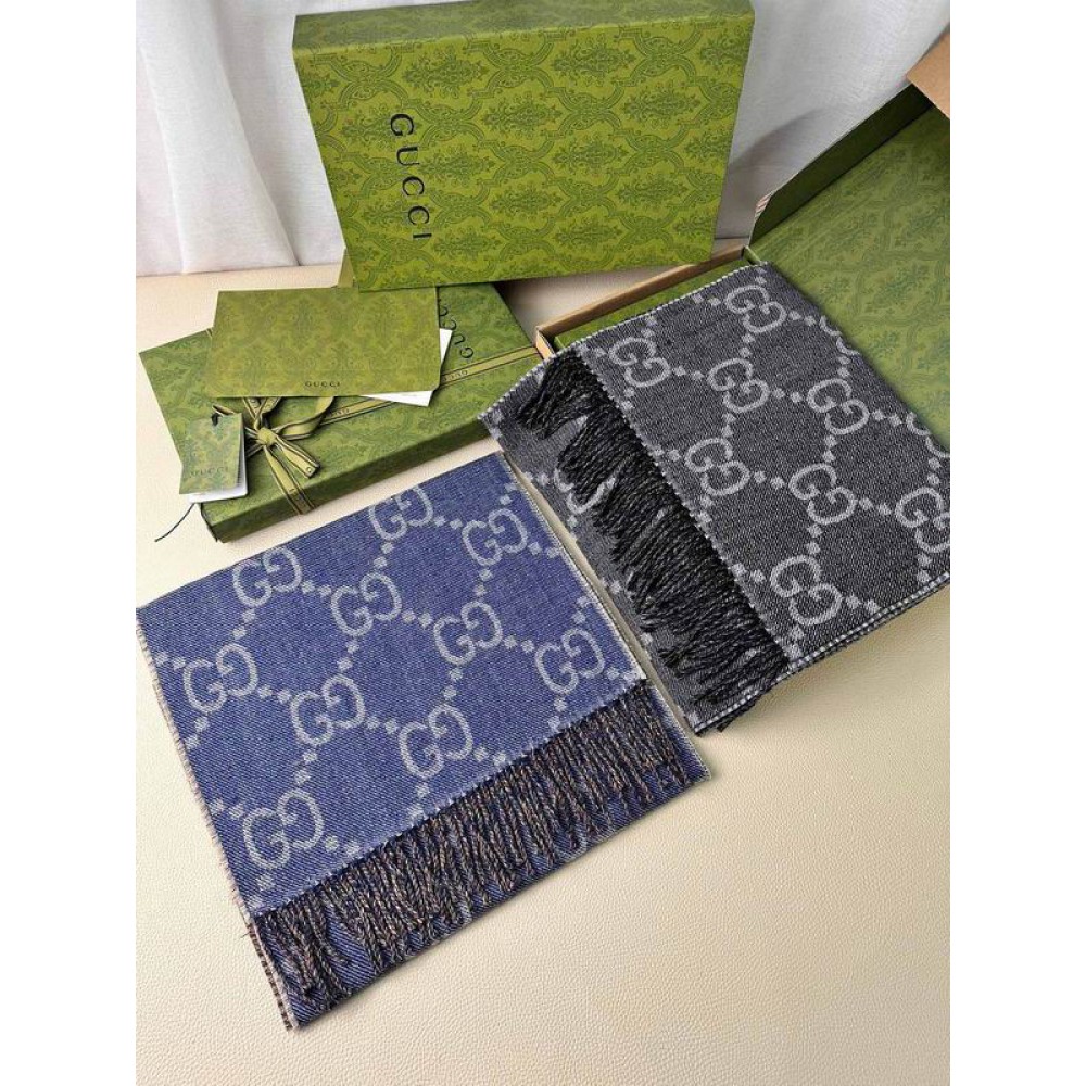 Gucci scarf 194x34cm cotton silk Accesories