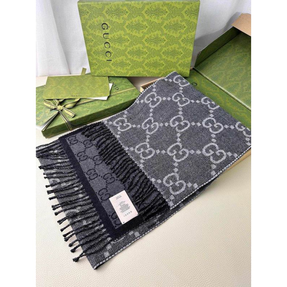 Gucci scarf 194x34cm cotton silk Accesories