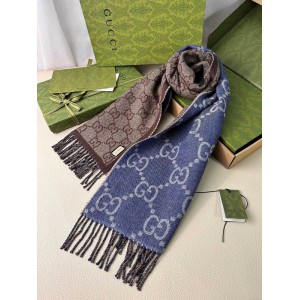 Gucci scarf 194x34cm cotton silk Accesories