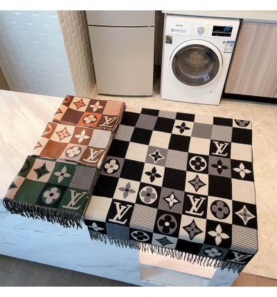 Lv scarf 180x65cm cotton silk