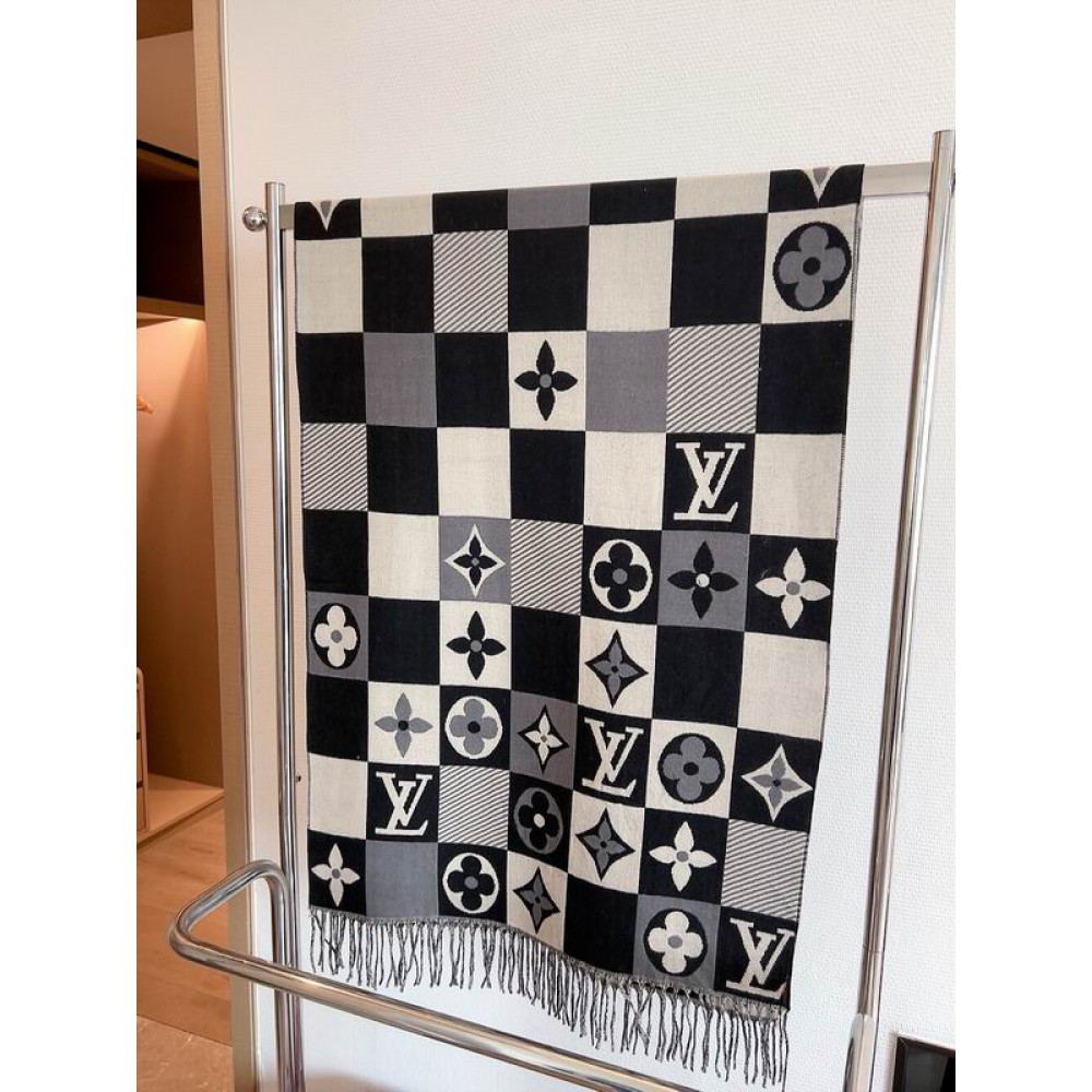 Lv scarf 180x65cm cotton silk Accesories