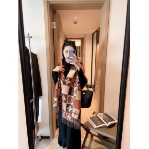 Lv scarf 180x65cm cotton silk Accesories