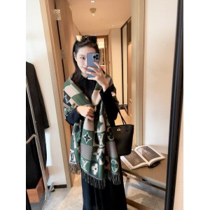 Lv scarf 180x65cm cotton silk Accesories