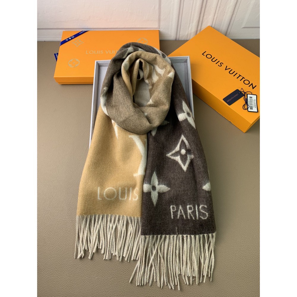 Lv scarf 190x45cm cotton silk Accesories