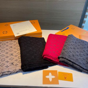 Lv scarf 180x40cm cotton silk Accesories
