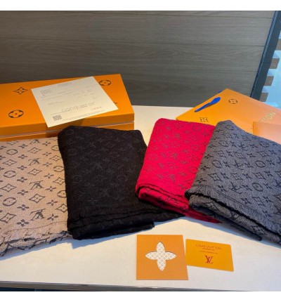 Lv scarf 180x40cm cotton silk