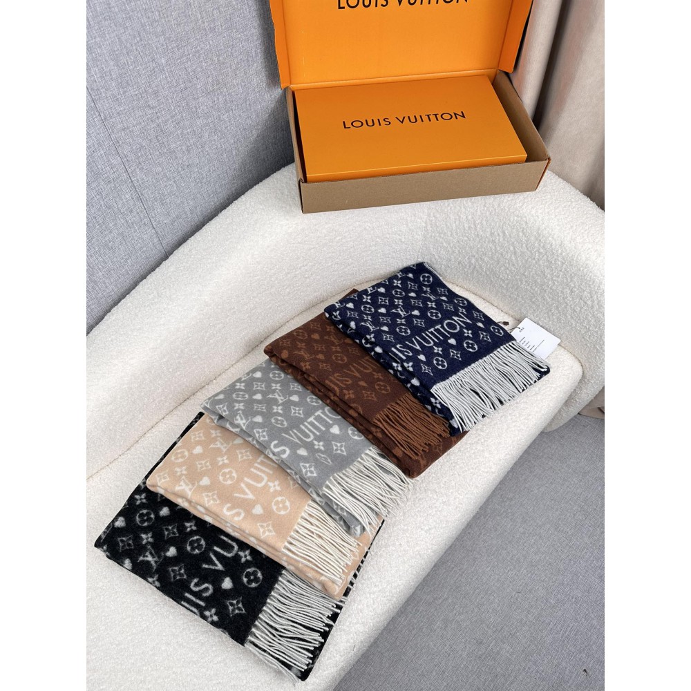 Lv scarf 180x40cm cotton silk Accesories