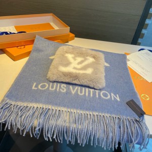 Lv scarf 190x45cm cotton silk Accesories