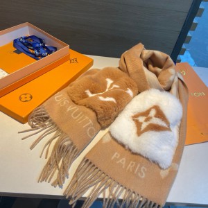 Lv scarf 190x45cm cotton silk Accesories