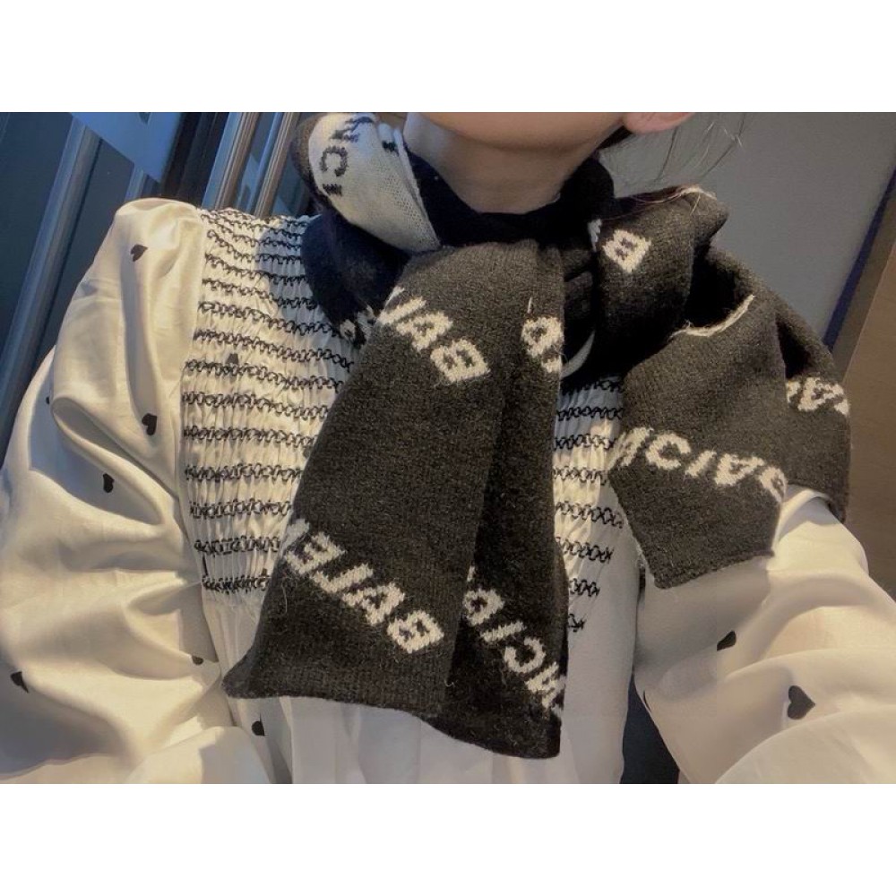 Balenciaga scarf 200x38cm cotton silk Accesories