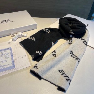 Balenciaga scarf 200x38cm cotton silk Accesories