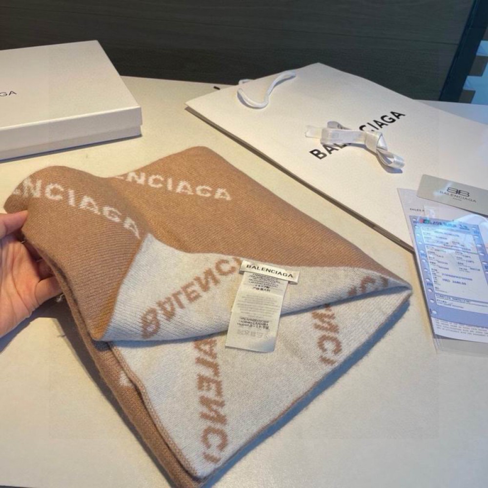Balenciaga scarf 200x38cm cotton silk Accesories