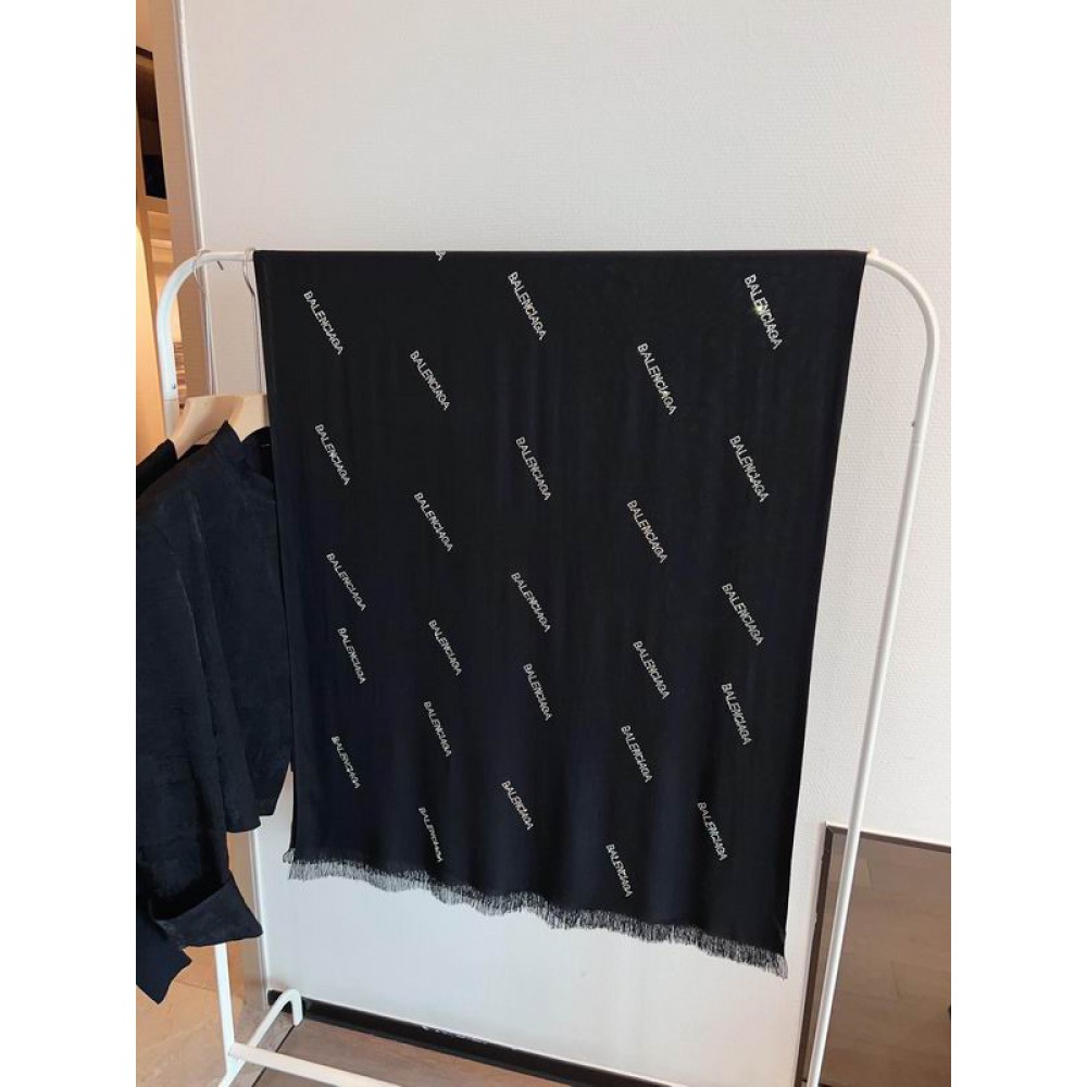 Balenciaga scarf cotton silk 180x65cm Accesories