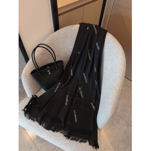 Balenciaga scarf cotton silk 180x65cm Accesories