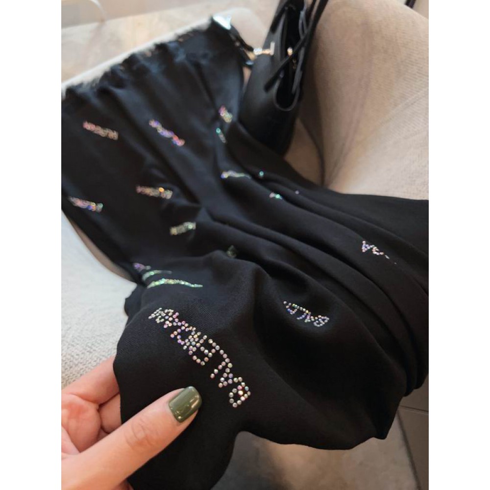 Balenciaga scarf cotton silk 180x65cm Accesories