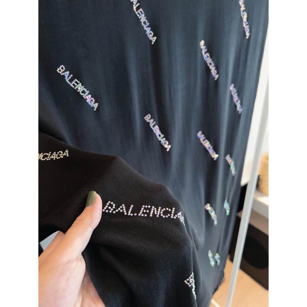 Balenciaga scarf cotton silk 180x65cm Accesories