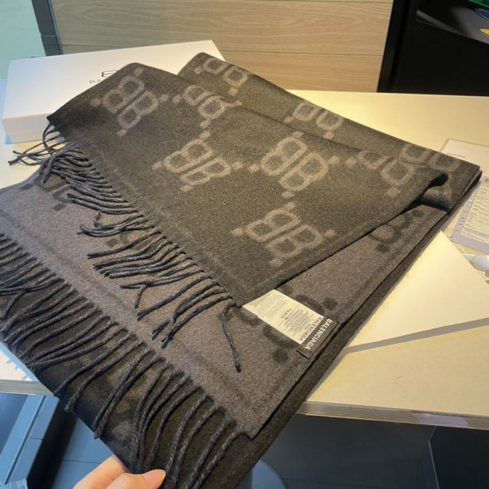 Balenciaga scarf cotton silk 180x45cm Accesories