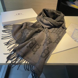 Balenciaga scarf cotton silk 180x45cm Accesories