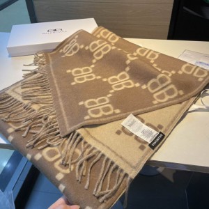 Balenciaga scarf cotton silk 180x45cm Accesories