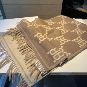 Balenciaga scarf cotton silk 180x45cm Accesories