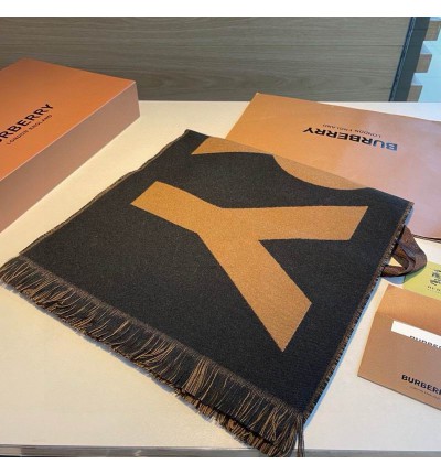 Burberry scarf 180x35cm cotton silk