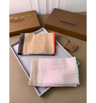 Burberry scarf 220x75cm cotton silk