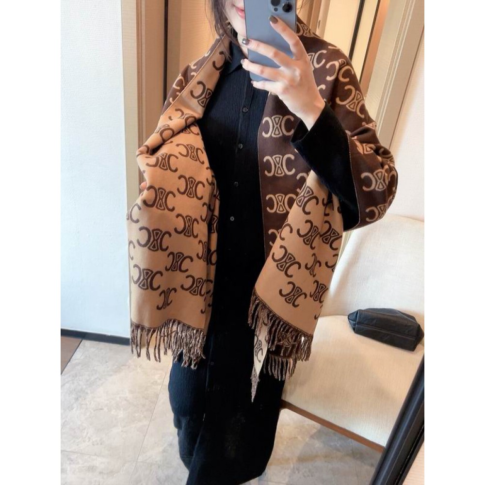 Celine scarf 180x50cm cotton silk Accesories