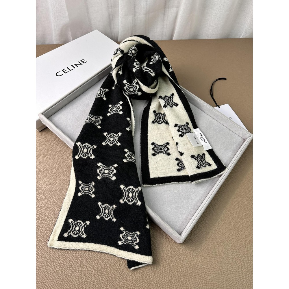 Celine scarf 160x25cm cotton silk Accesories