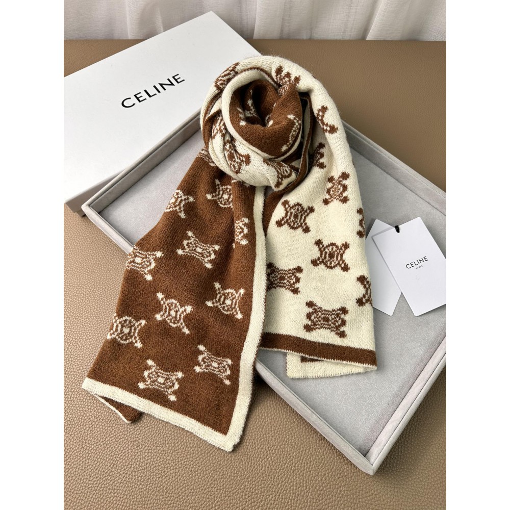 Celine scarf 160x25cm cotton silk Accesories