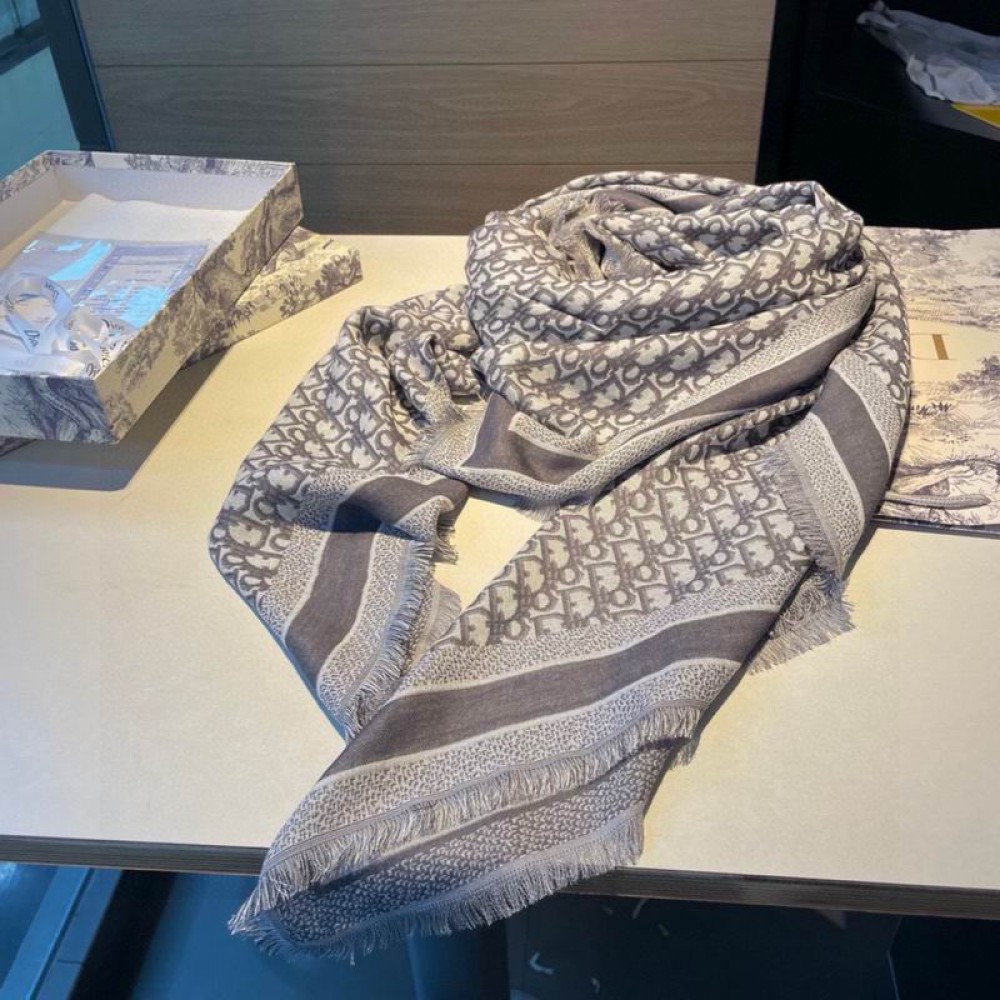 Dior scarfs 140x140cm cotton silk Accesories