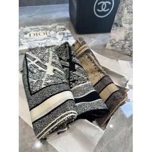 Dior scarfs 140x140cm cotton silk Accesories