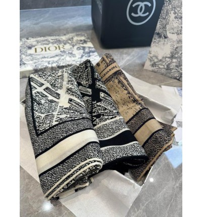 Dior scarfs 140x140cm cotton silk
