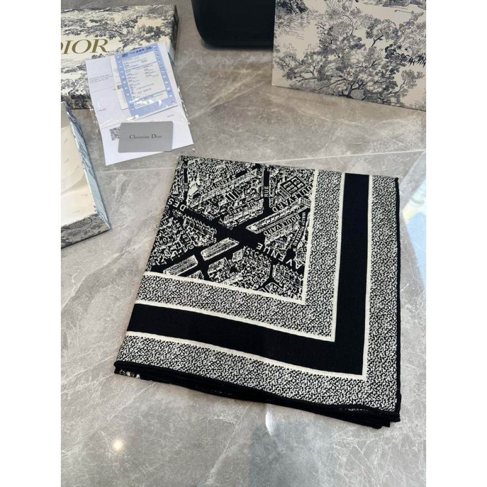 Dior scarfs 140x140cm cotton silk Accesories