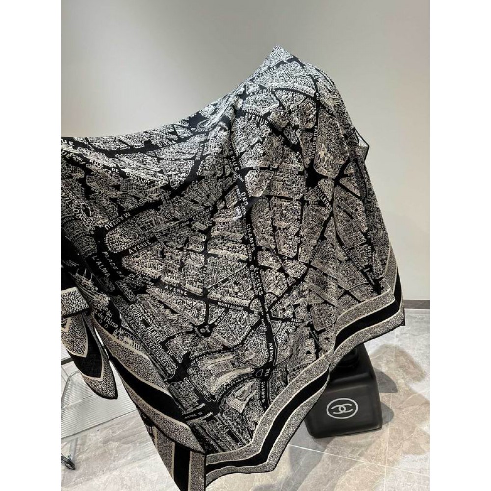 Dior scarfs 140x140cm cotton silk Accesories