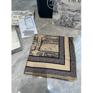 Dior scarfs 140x140cm cotton silk Accesories